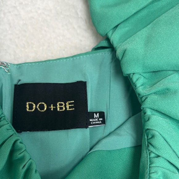 DO+BE Green Ruffle Dress - Picture 2 of 5